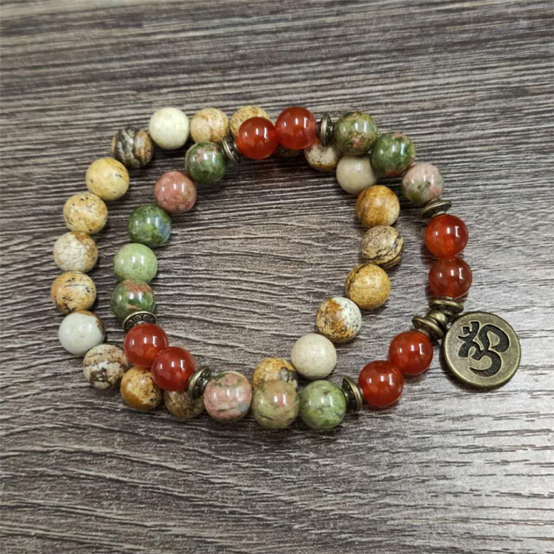 Charm Đá Cổ Tay Mala Chữa Bệnh - đánh giá và giá J-Yoga Fitness