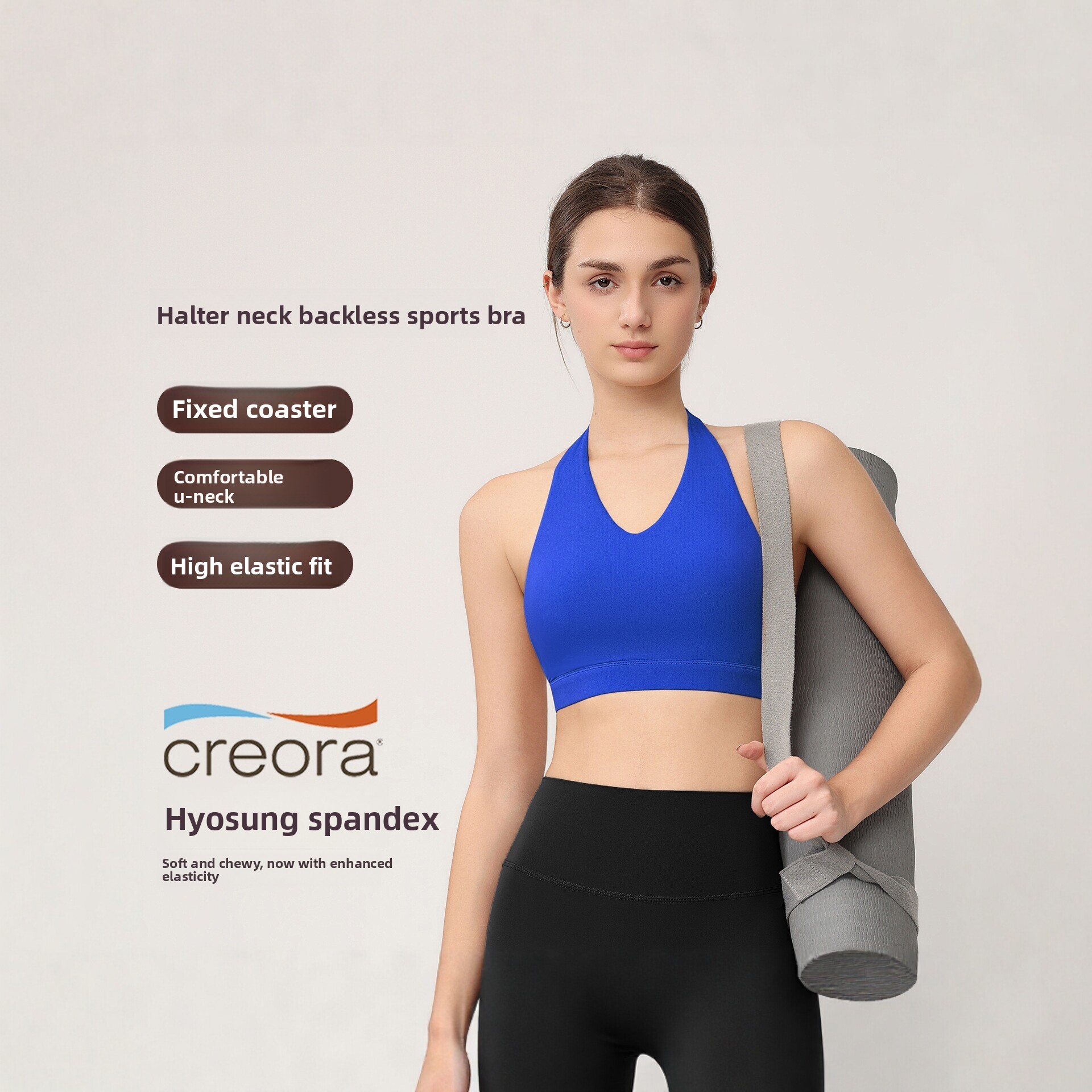 Women's Halter Sports Bra with - đánh giá và giá Yoga Mat For Fitness