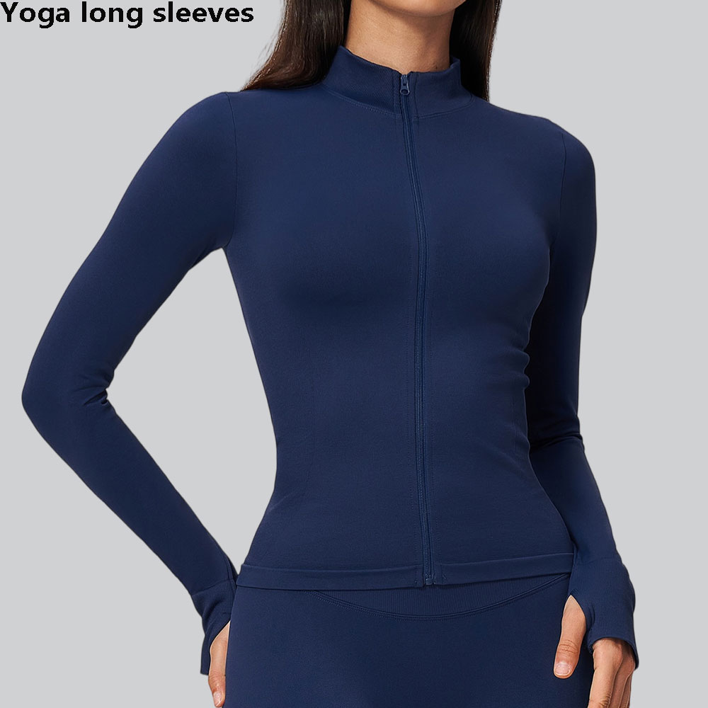 Women Seamless Full Zipper Jac - đánh giá và giá J-Yoga Fitness