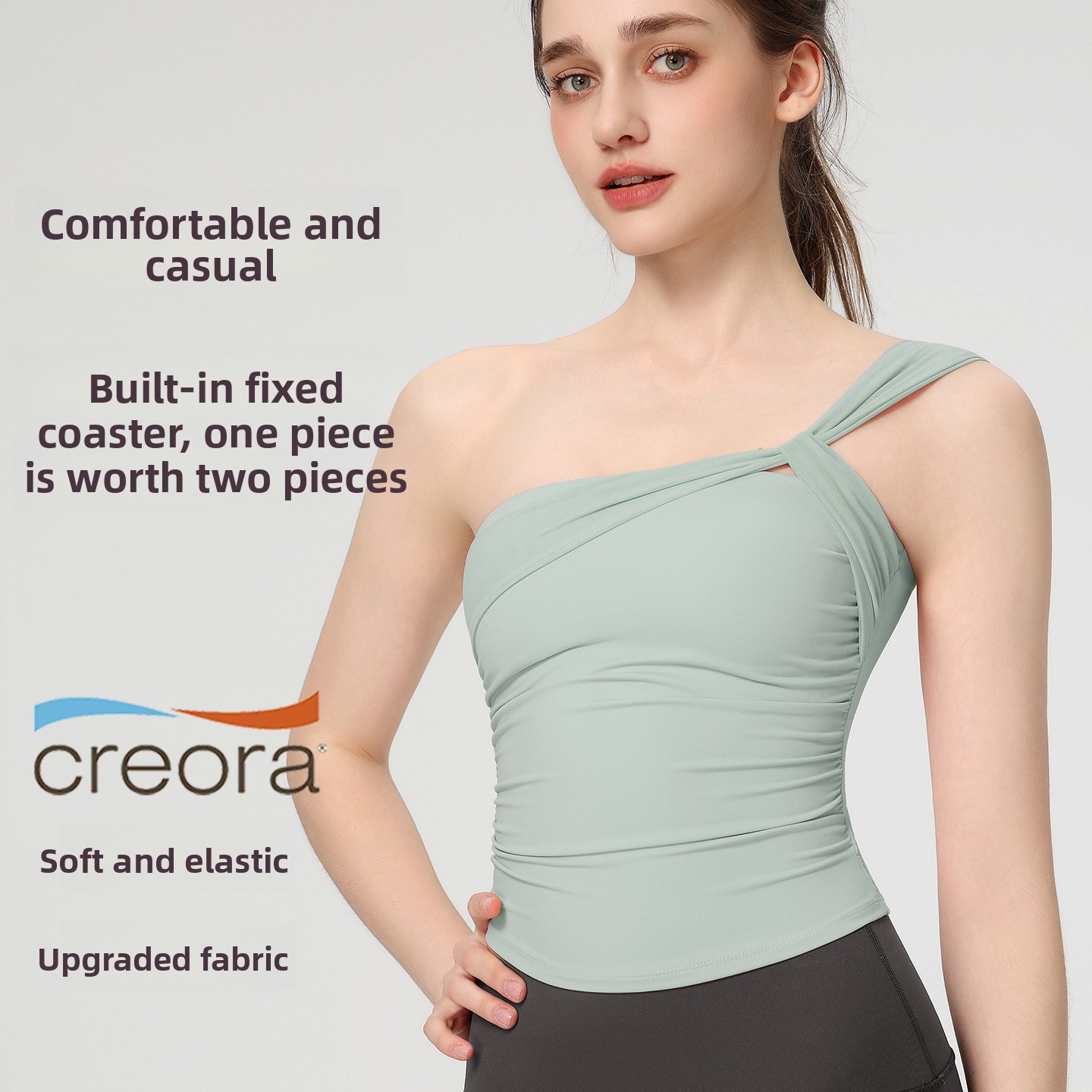 Women's Sexy Sloping Shoulder  - đánh giá và giá Yoga Mat For Fitness