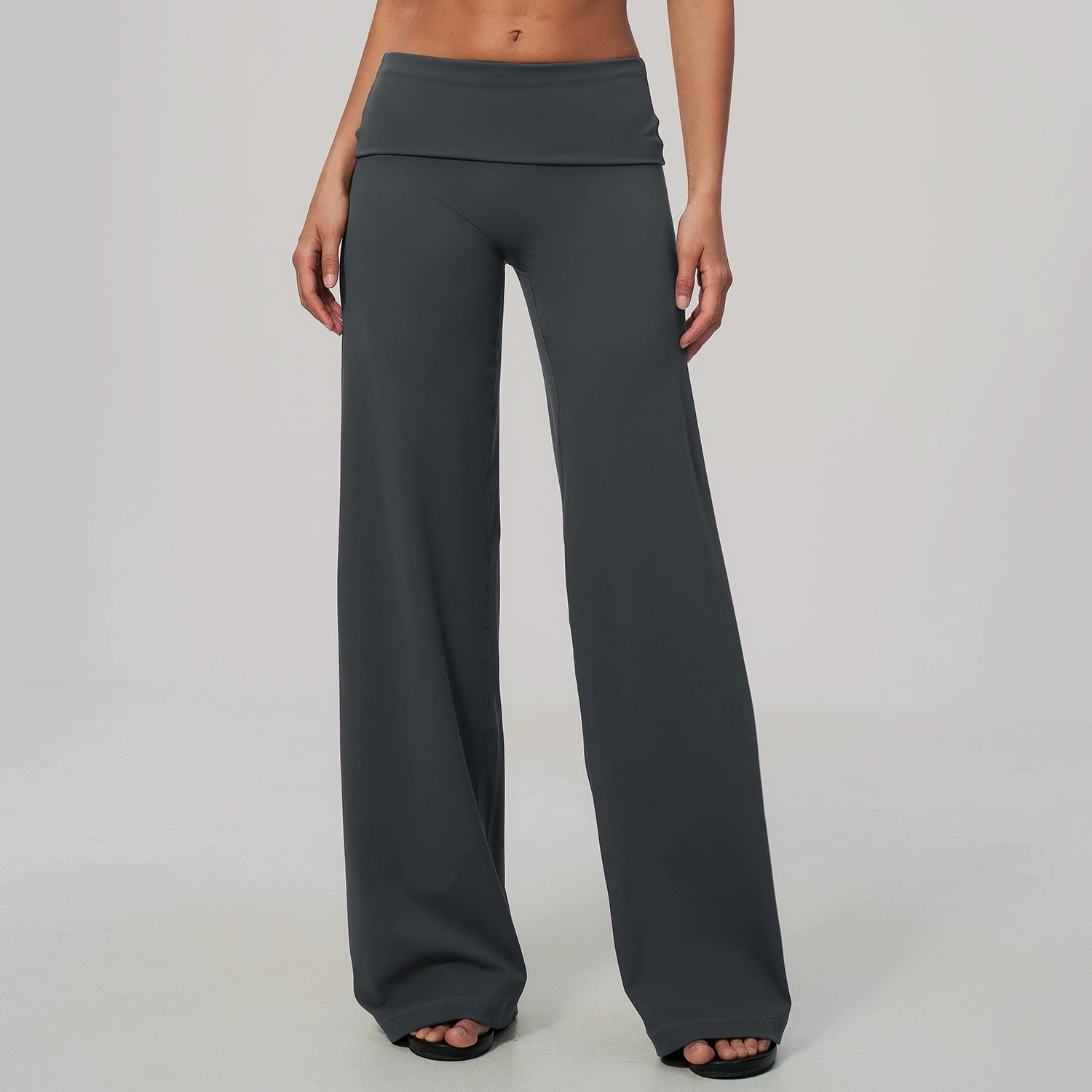 Women Fold Over Waist Pants Yo - đánh giá và giá J-Yoga Fitness